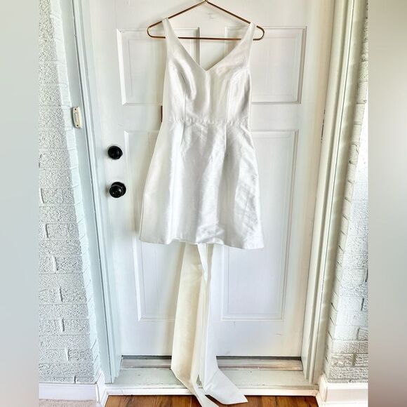 Nwt Anthropologie BHLDN Sachin + Babi Archie Mini Wedding Dress in Ivory - Picture 6 of 16